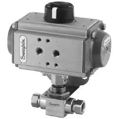 Swagelok MS Pneumatic Actuator, For 83 and H83 Series (ISO 5211-Compliant)